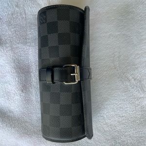 Louis Vuitton Damier Graphite Watch Case